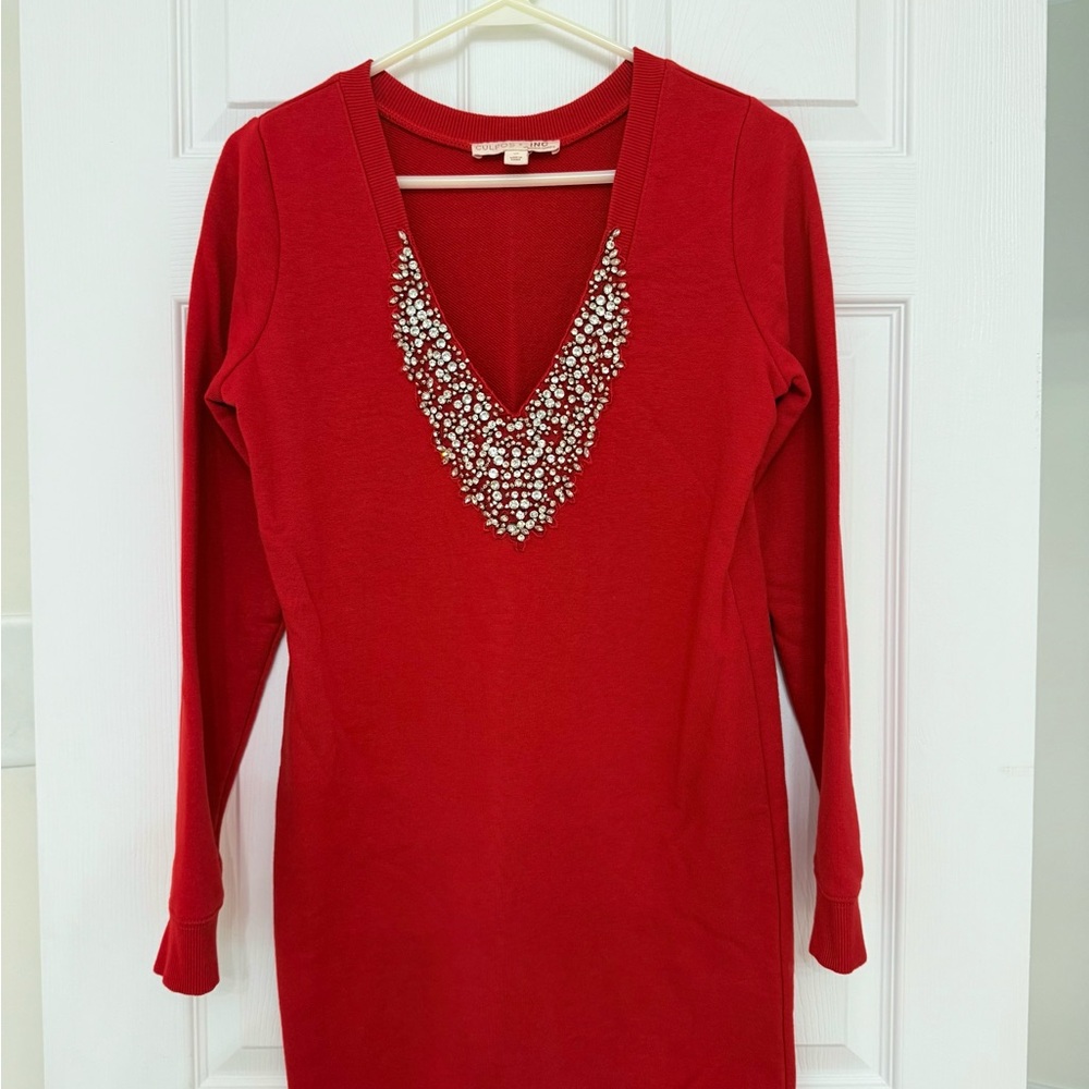 INC International Concepts Vibrant Red Top